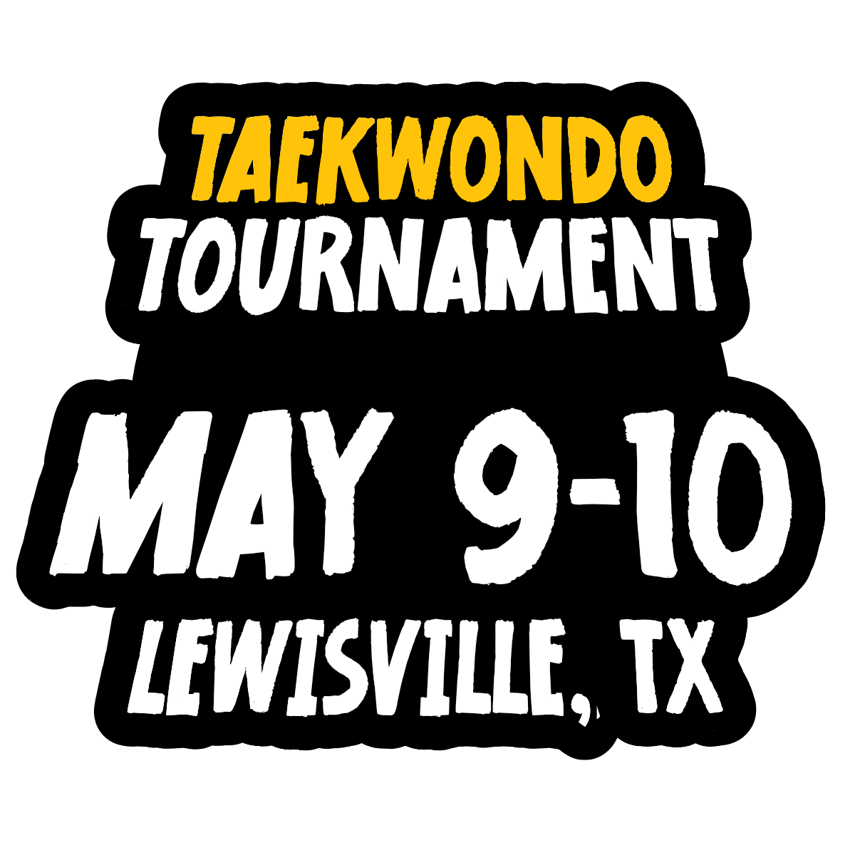Evant Title Sticker › Tarrant Elite Taekwondo